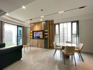 Cho thuê Cadinal Court Phú Mỹ Hưng, 100m 3 phòng tầng 10