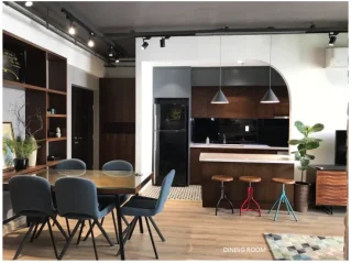 Cho thuê căn hộ Green Valley tầng 8 dt 80m 2 phòng full nội thất