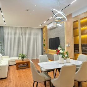 Cho thuê căn hộ Riverside Rensidence tầng 9 dt 98m 3 phòng giá 30tr/th