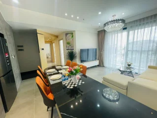 Cho thuê Midtown M8 tầng 10 126m 3 phòng full nội thất