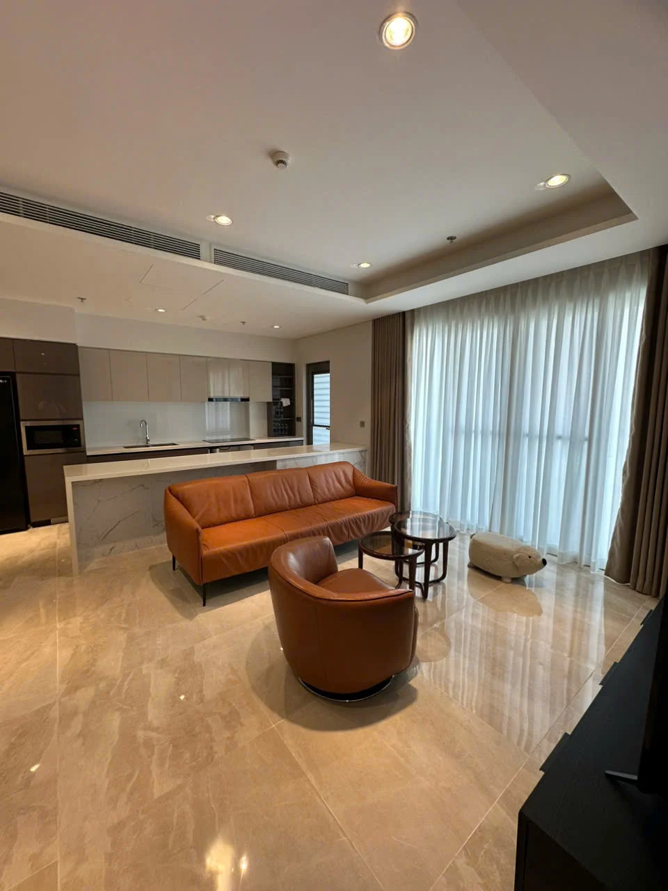 Cho thuê Horizon Quận 7 Tầng 12 Block A 128m 3 phòng full đồ giá 3000usd/tháng