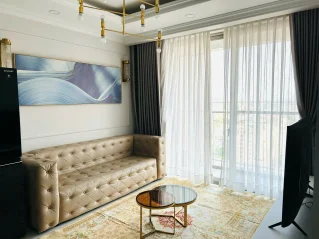 Cho thuê căn hộ Midtown M7 Block C Tầng 17 dt 79m 2 phòng giá 1200usd