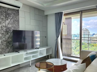 Cho thuê Midtown M8 Tầng 17 dt 130m 3 phòng full đồ giá 51 triệu/tháng