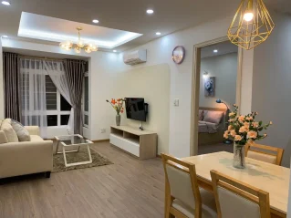 Cho thuê SKy Garden 3 block 10B PMH Quận 7 2 phòng full đồ giá 16 triệu