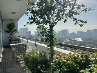 Bán Garden Court 2 Block A Tầng 12 dt 141m 3 phòng giá 14,5 tỷ