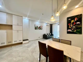 Cho thuê Midtown M8 Block D Tầng 12A dt 126m 3 phòng giá 53 triệu