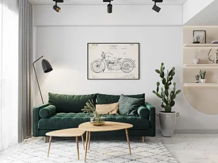 Cho thuê Midtown M7 Block C Tầng 8 dt 80m 2 phòng giá 1200usd