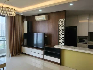 Cho thuê Riverpark Premier Block C Tầng 16 dt 130m 3 phòng giá 2300usd