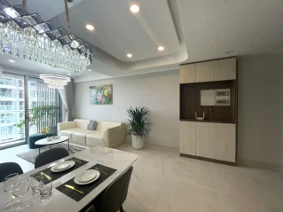 Cho thuê Midtown M7 Block C tầng 14 dt 81m 2 phòng giá 35 triệu