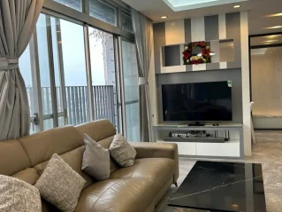 Cho thuê Penthouse Star Hill Block E Tầng 14 dt 230m 4 phòng giá 2500 usd