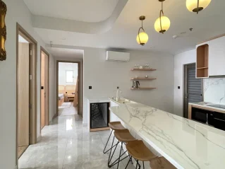 Cho thuê Midtown M8 Block I Tầng 16 dt 118m 3 phòng giá 2300 usd