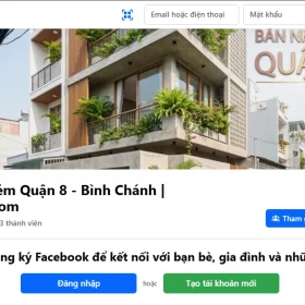 Tại Sao Nhóm Bán Nhà Hẻm Quận 8 Trên Facebook Trở Thành "Cơn Sốt" Bất Động Sản 2026?