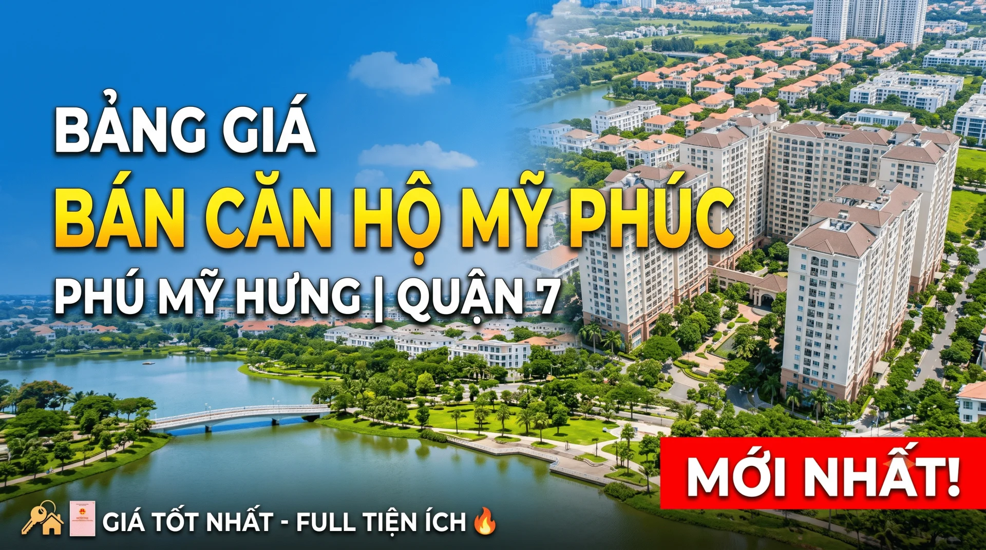 Bảng giá bán căn hộ Mỹ Phúc Phú Mỹ Hưng Quận 7 mới nhất