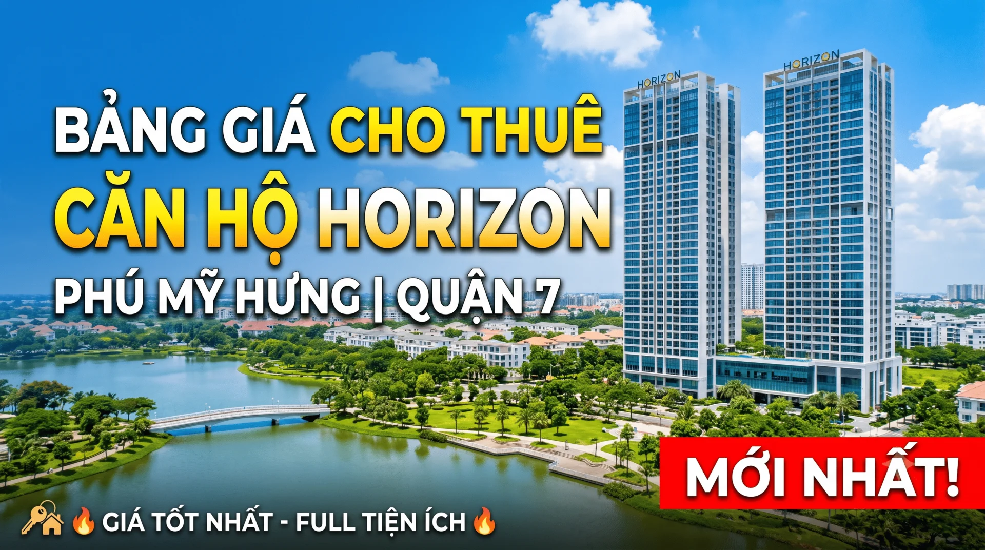 Bảng giá cho thuê căn hộ Horizon Phú Mỹ Hưng Quận 7 mới nhất