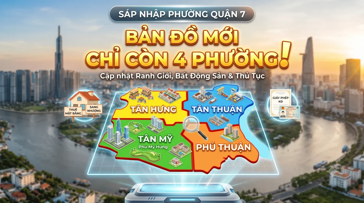 Cập Nhật Danh Sách Các Phường Mới Của Quận 7 Sau Sáp Nhập