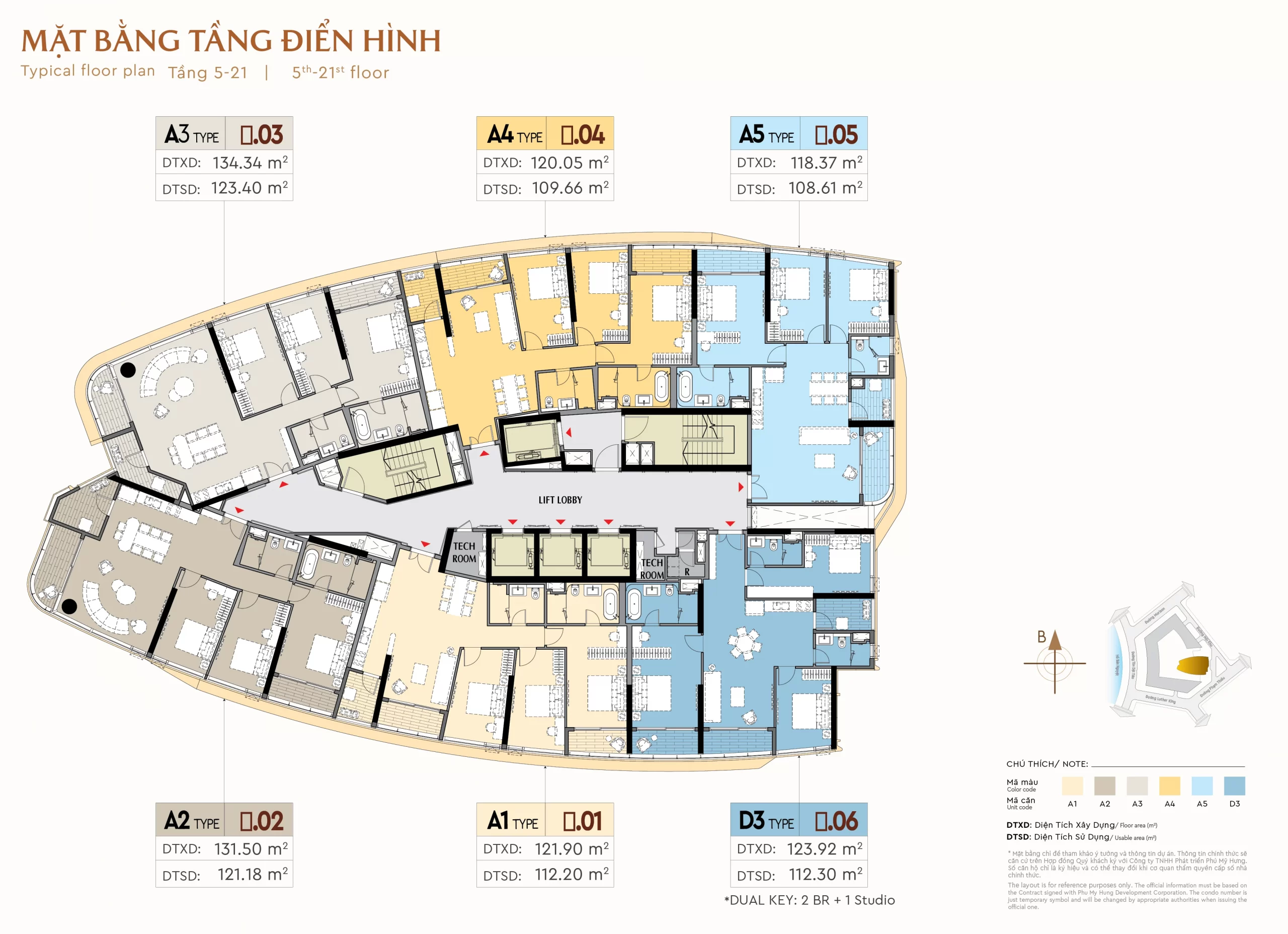 Bản vẽ mặt bằng 5 - Dự án The Regency
