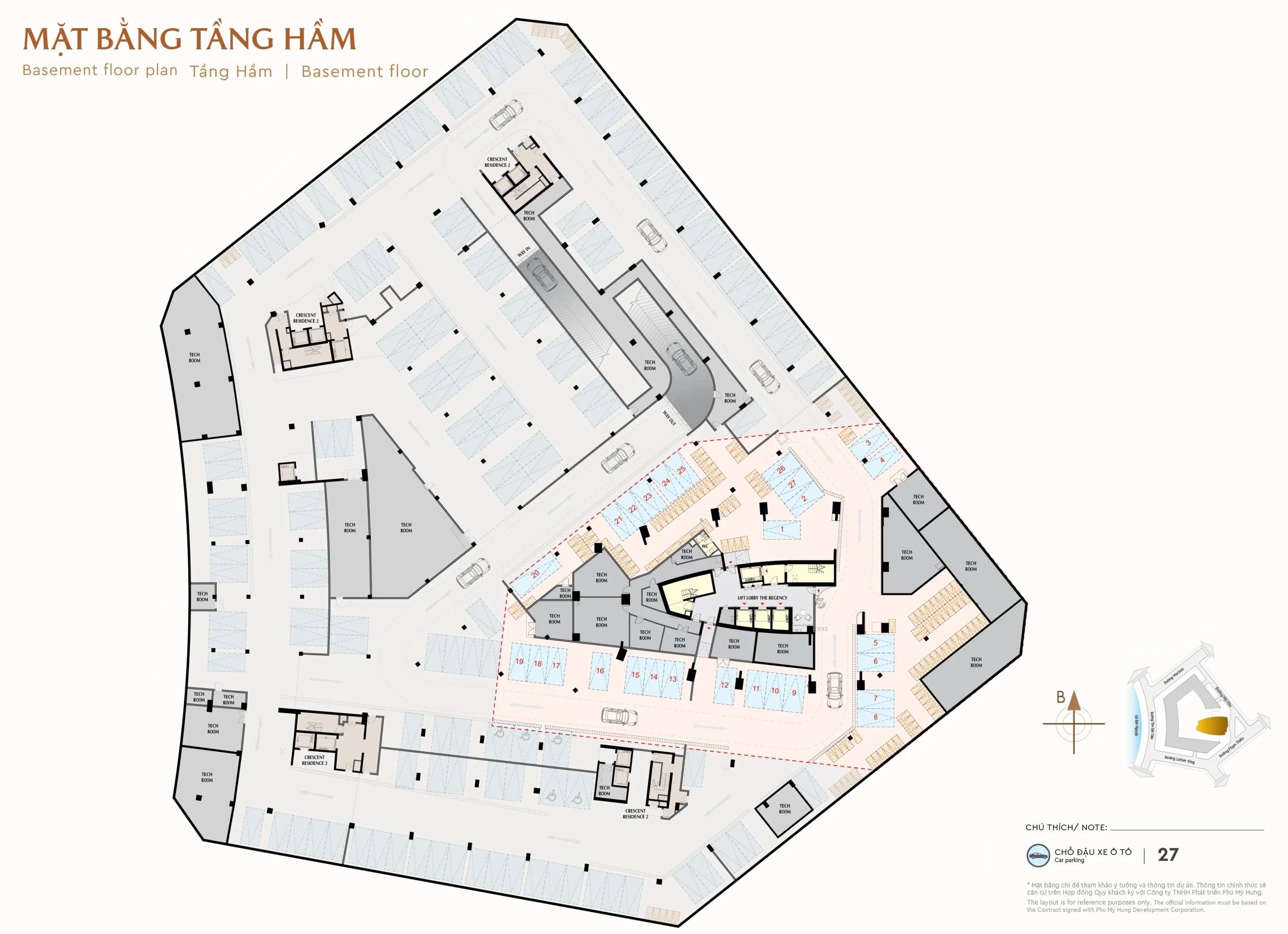 Bản vẽ mặt bằng 1 - Dự án The Regency