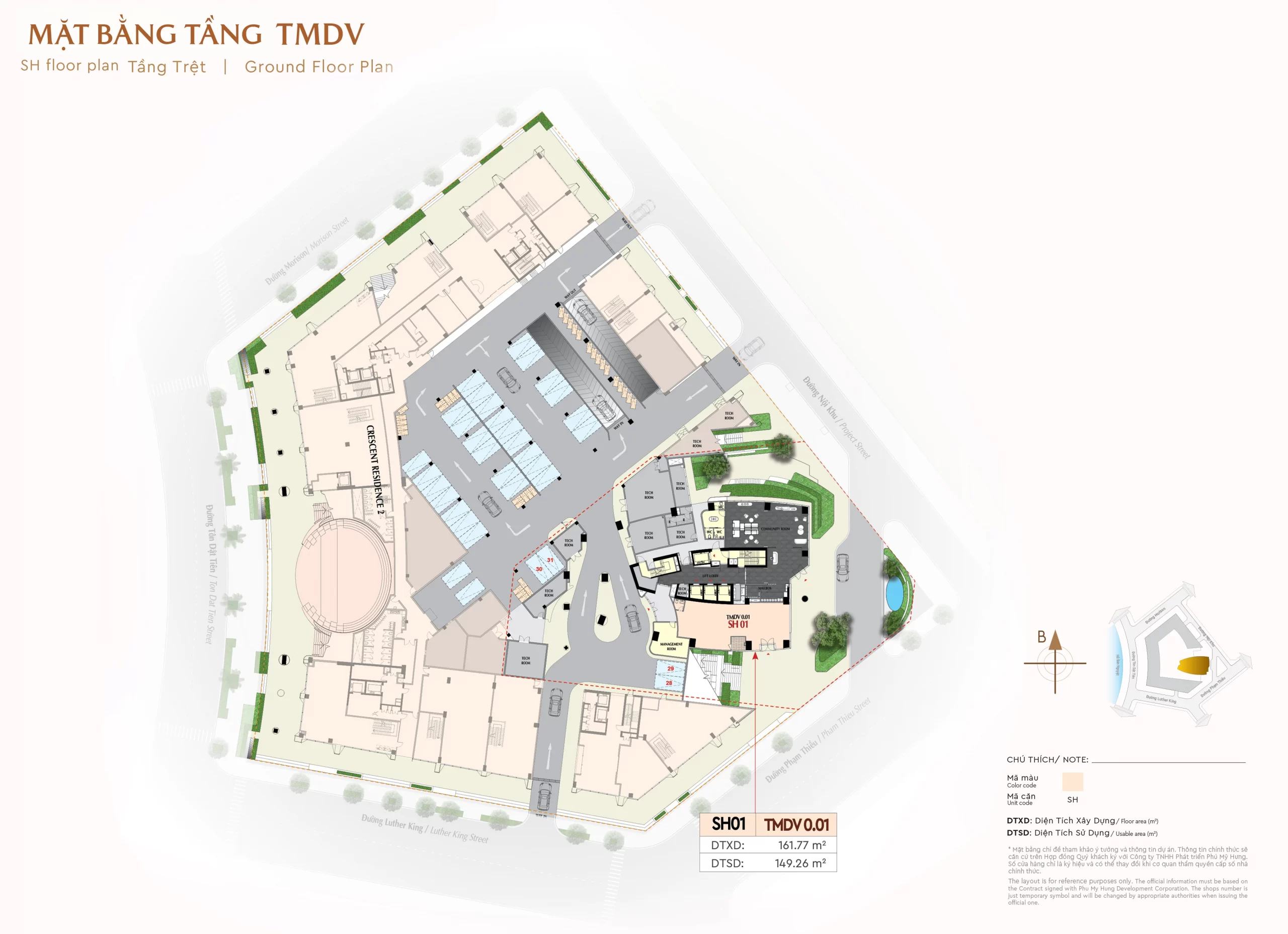 Bản vẽ mặt bằng 2 - Dự án The Regency
