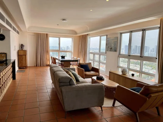 Cho Thuê Penthouse Happy Valley 240m2 Sân Vườn View Pháo Hoa